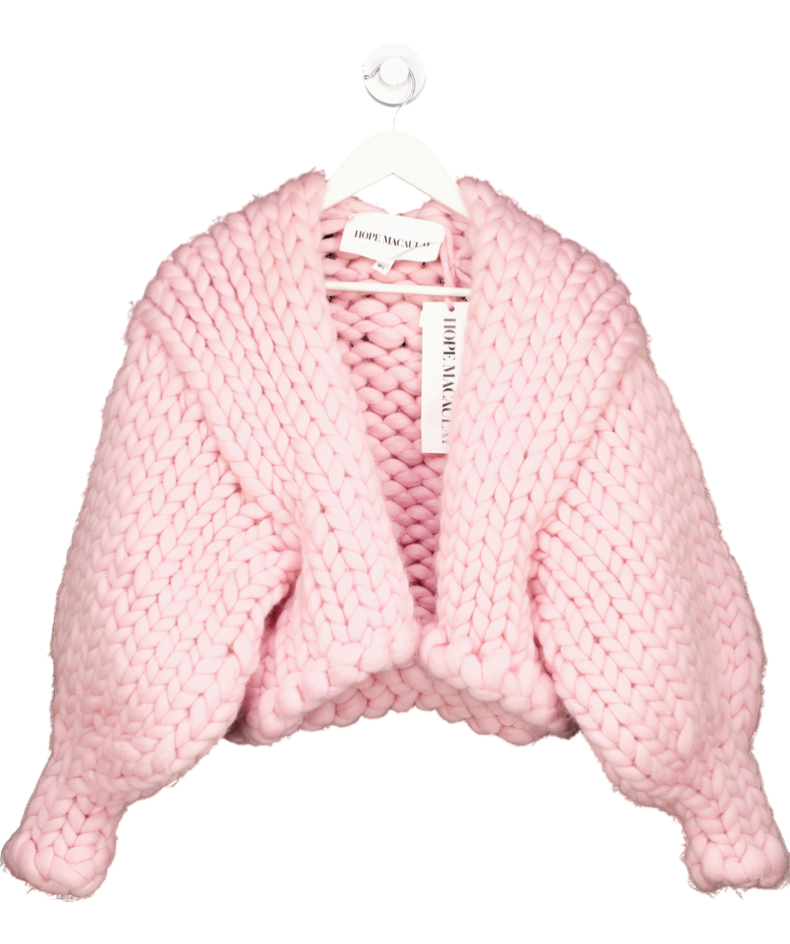 Hope Macaulay Pink Colossal Knit Cardigan UK M/L