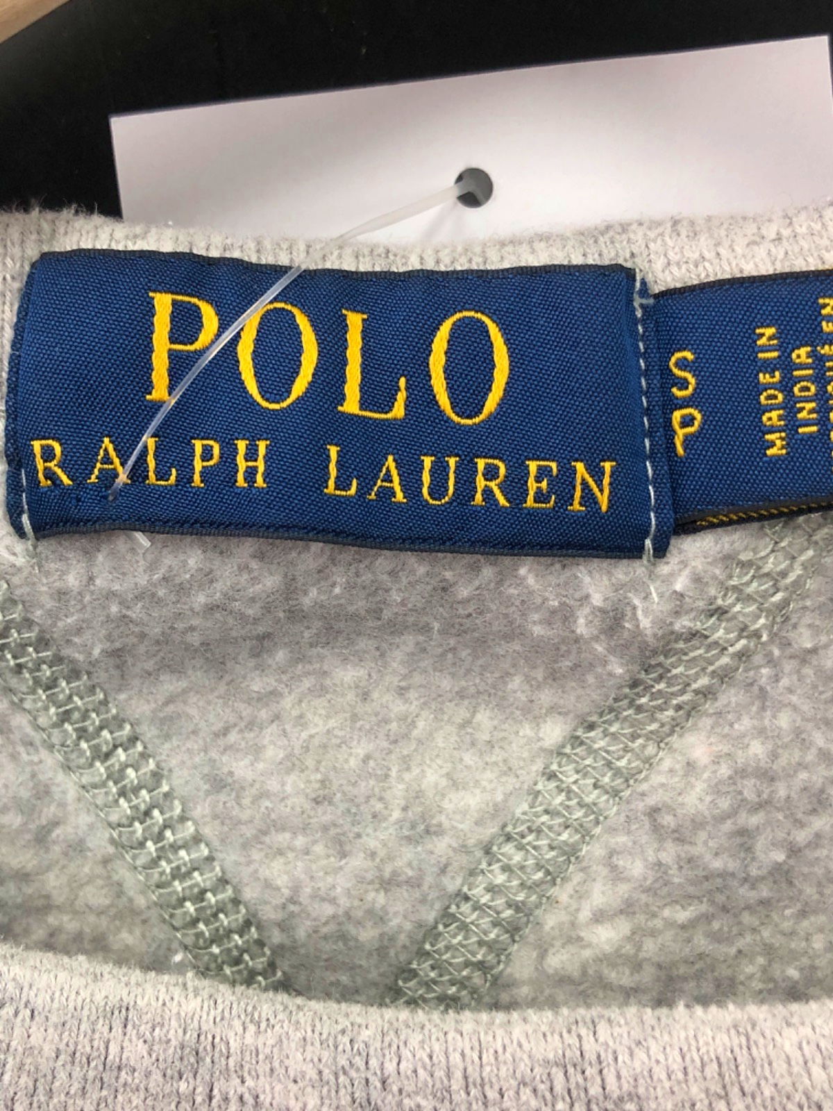 Polo Ralph Lauren Grey Crew Neck Sweatshirt UK S