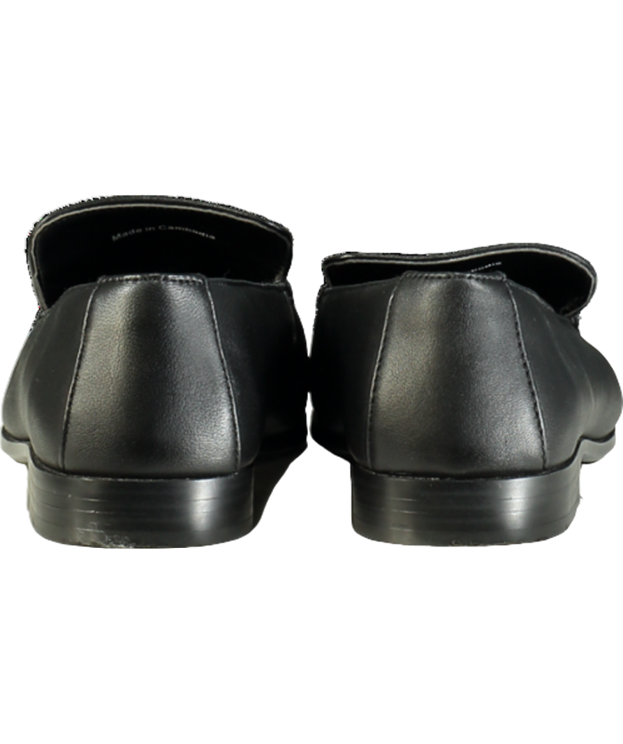 M&S Black Square Toe Loafers UK 5 EU 38 👠