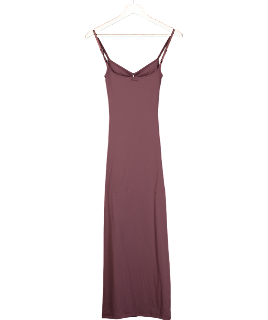 My mum made it Purple Stretch Midi Dress UK XS