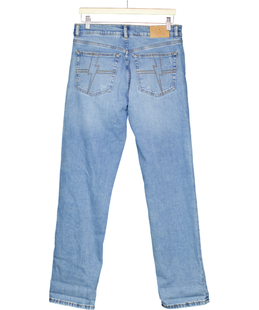 Scamp & Dude Blue Boyfriend Distressed Jeans UK 10