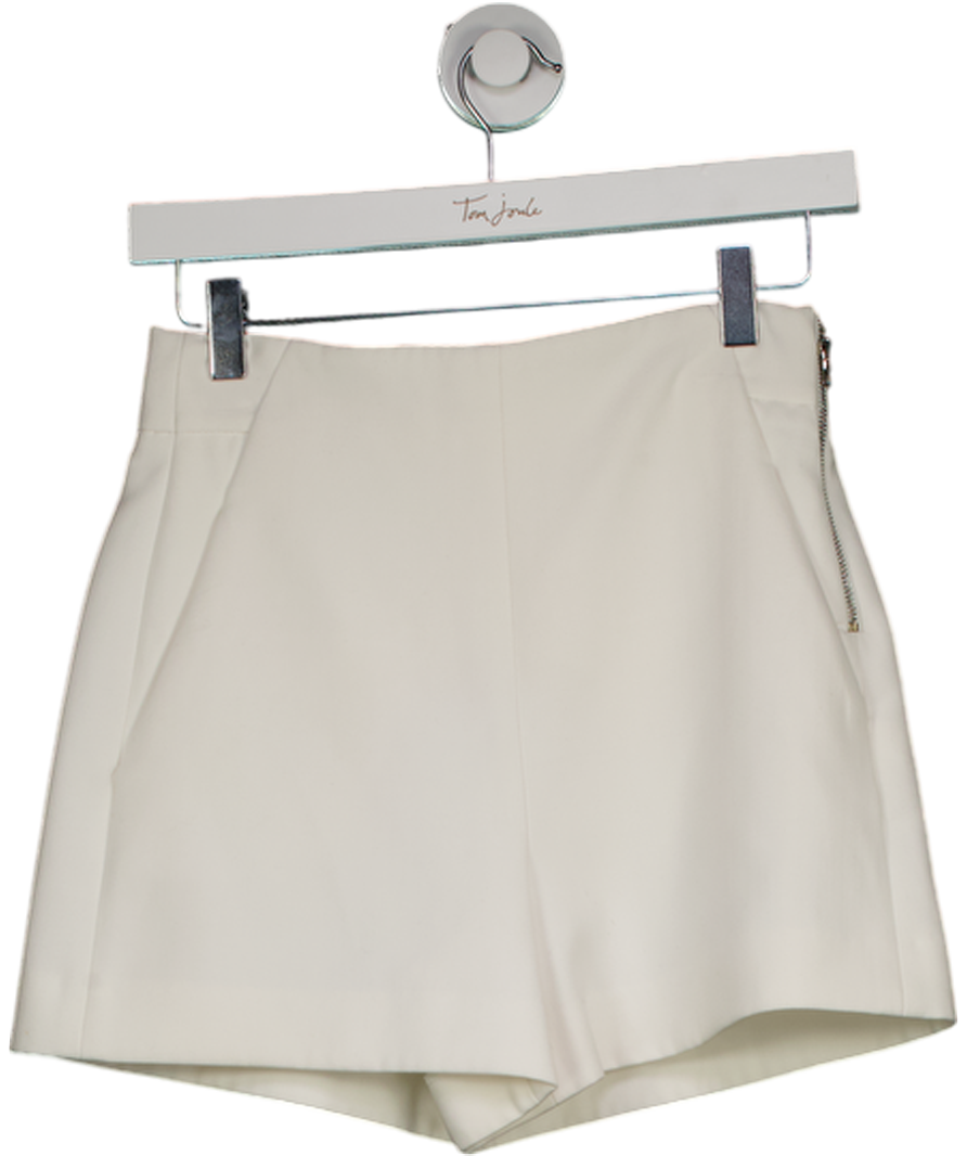ZARA Tailored Ivory White Shorts UK XS