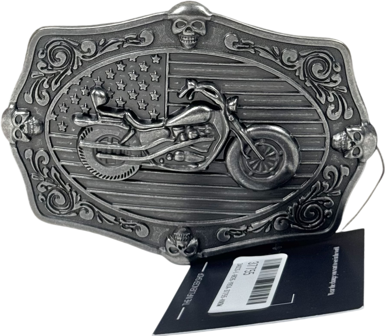 ASOS Brown Americana Plate Belt UK S/M