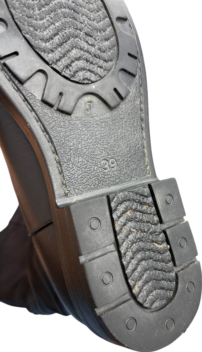 NA-KD Black Knee High Boots UK 6 EU 39 👠