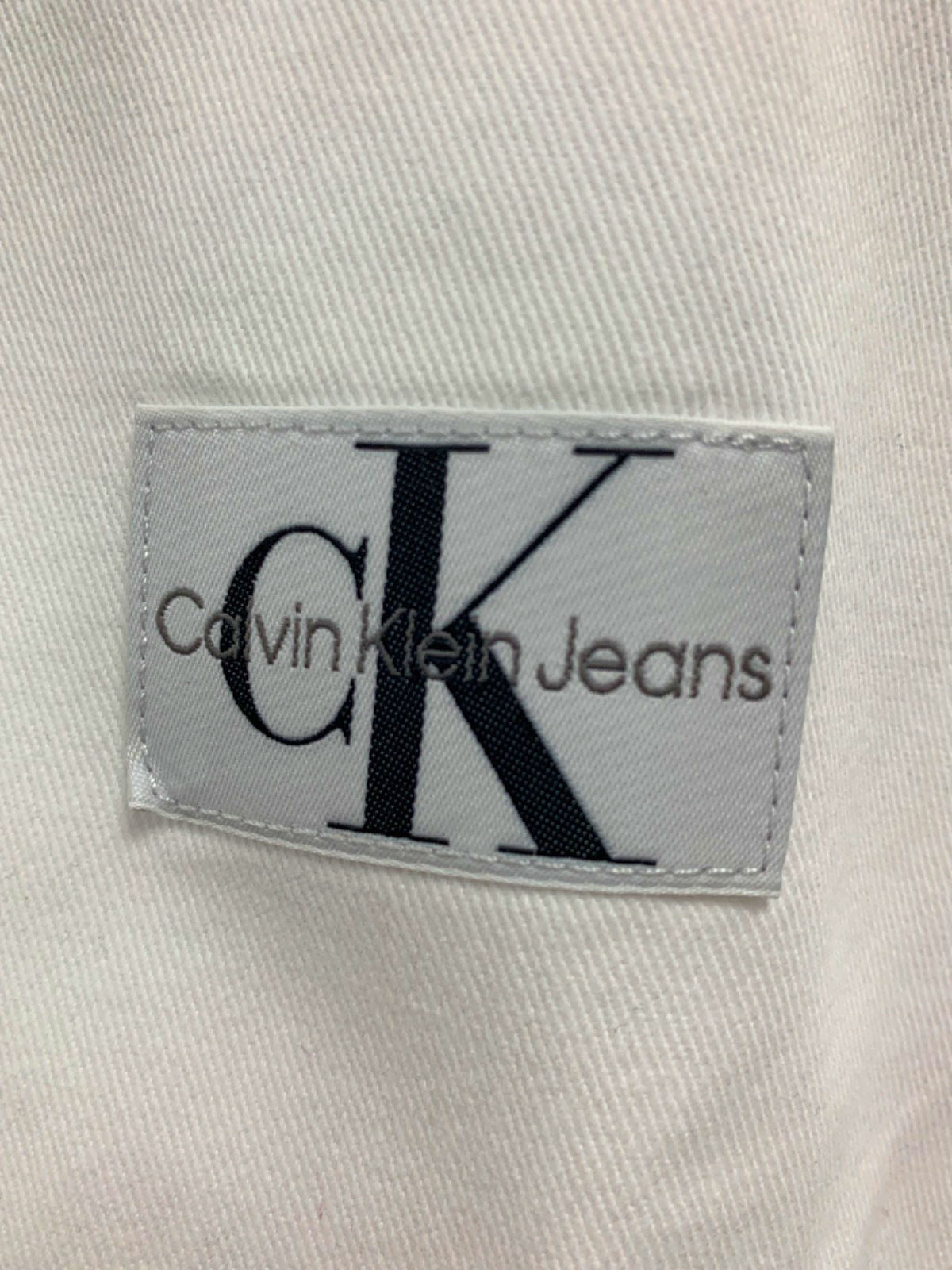 Calvin Klein Jeans Icicle/Bright White Relaxed Fit Denim Shirt UK M