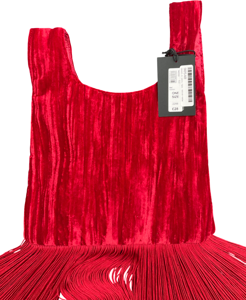 River Island Red Tassel Bag