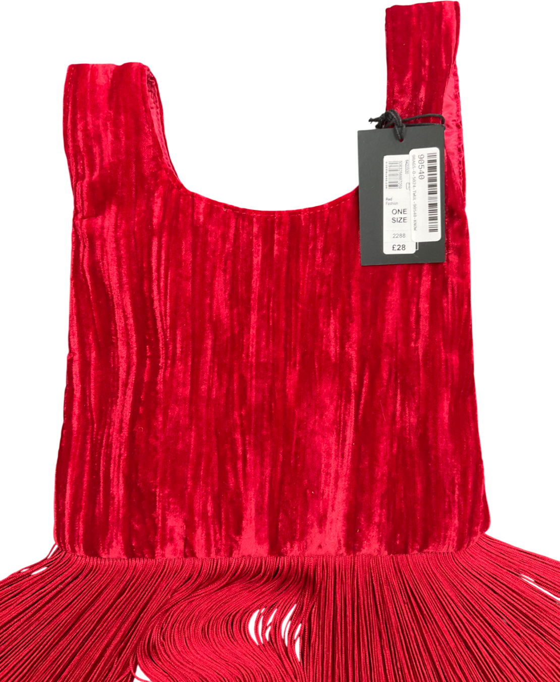 River Island Red Tassel Bag