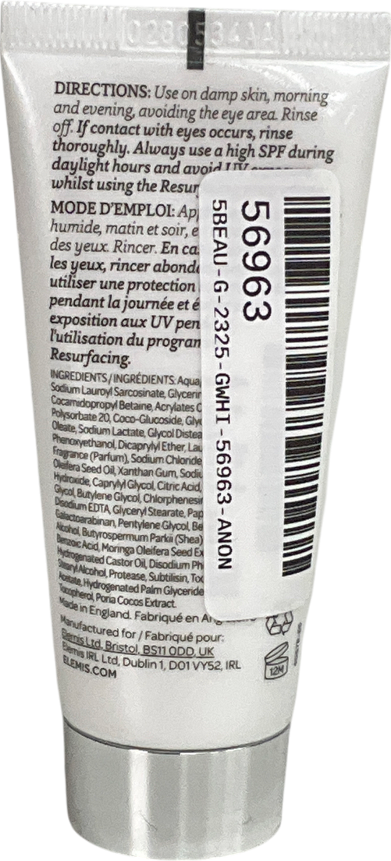 Elemis Travel Dynamic Resurfacing Facial Wash 30ml