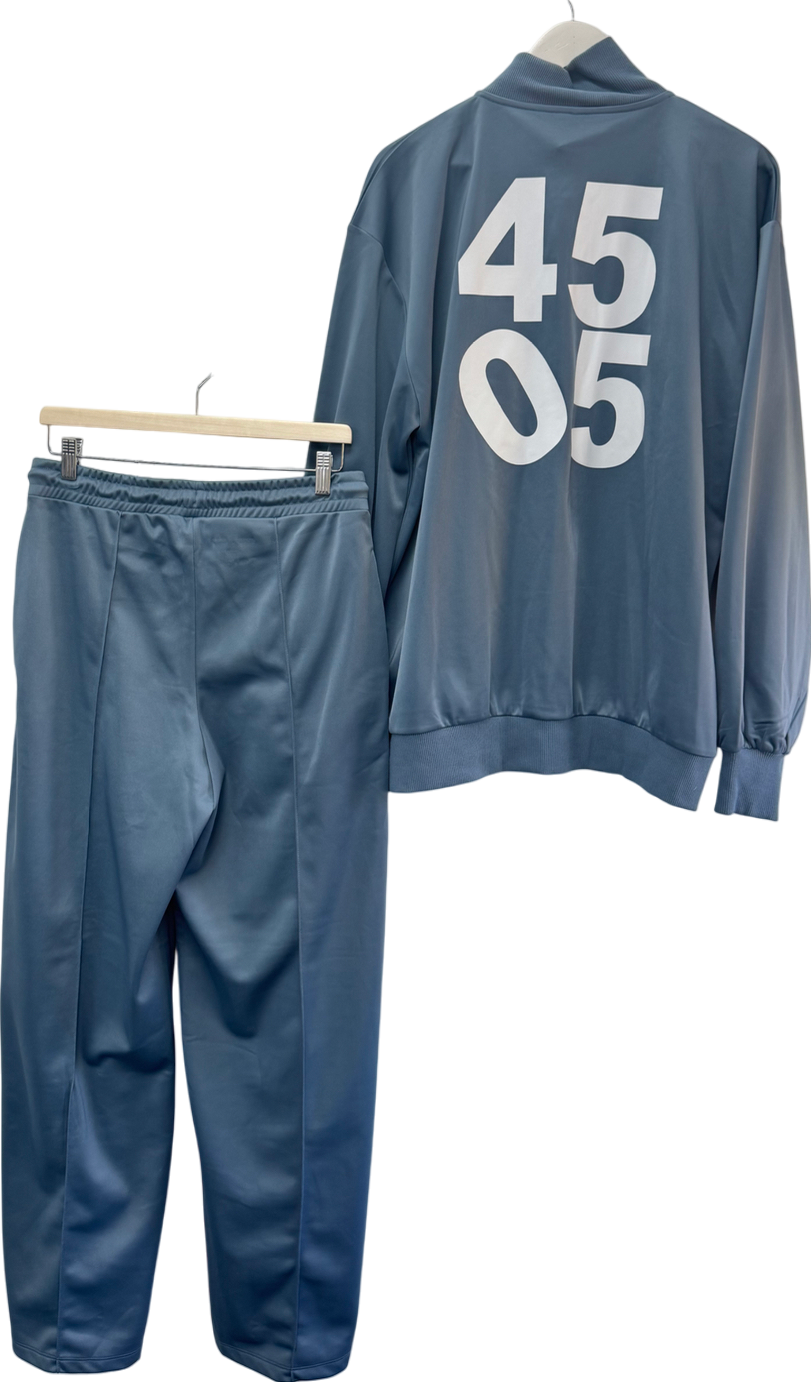 ASOS 4505 Oversized Training Set In Slate Blue Wash UK L