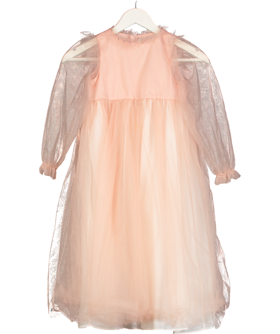 Bonpoint Pink Dalia Tulle Dress 8 Years