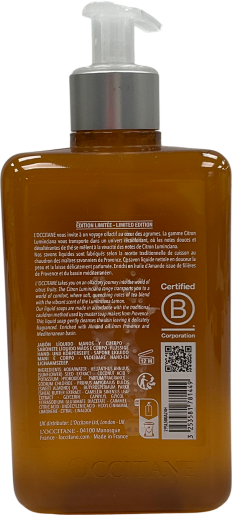 Loccitane Liquid Soap Luminciana 500ml