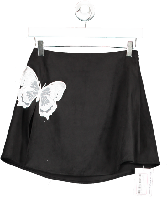 For Love & Lemons Black Auden Mini Skirt UK S