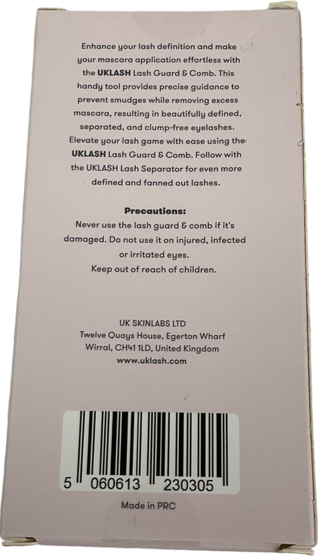uklash Lash Guard & Comb One size