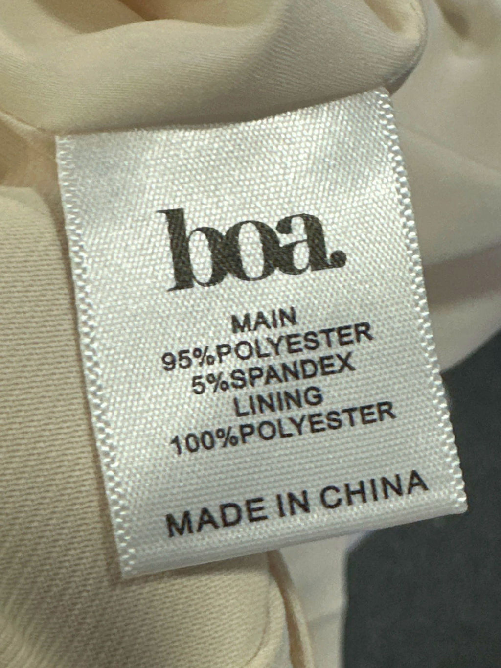 Boa Cream Mid Rise Effortless Maxi Skirt S