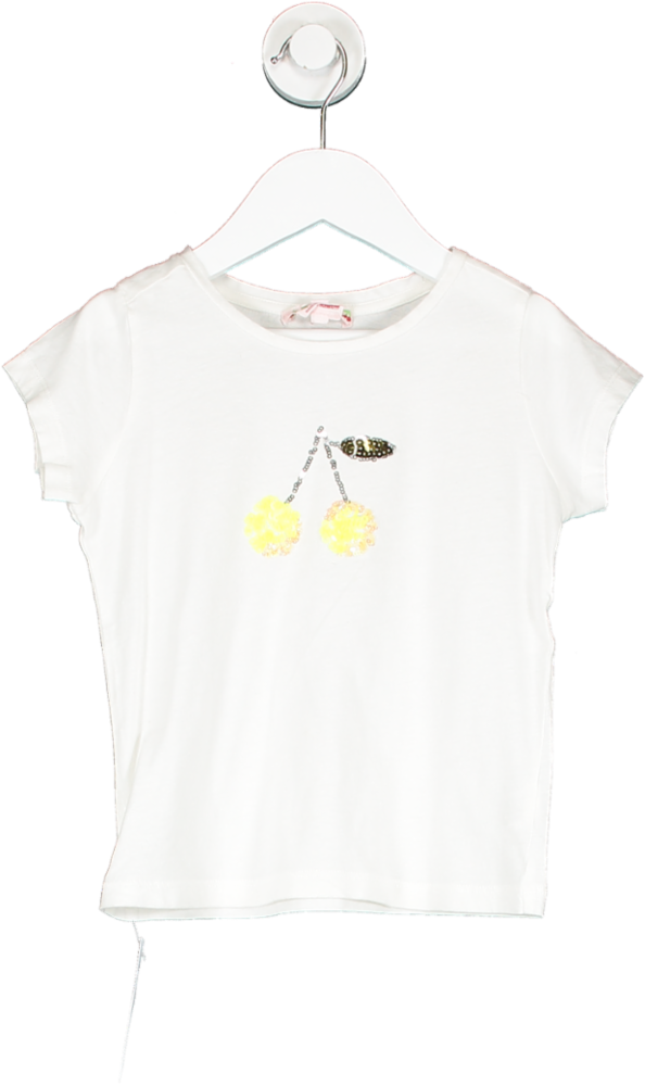 Bonpoint White Floral Print Sleeveless Dress 4 Years