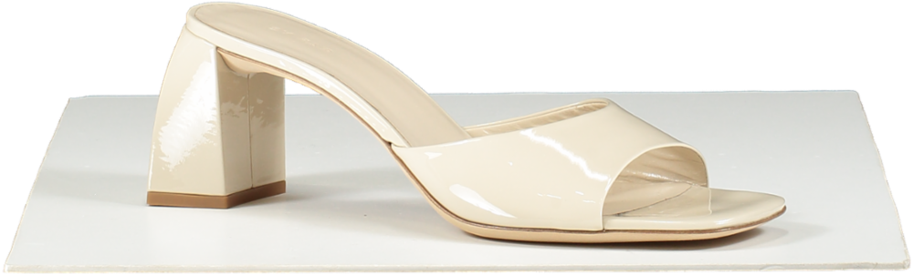 BY FAR Beige Romy Mule Sandals UK 7 EU 40 👠