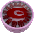 Glaize Stick-on Gel Nails Classic Red One size