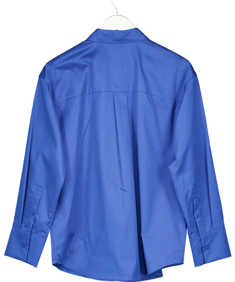 M&S Blue Cotton Shirt UK 10