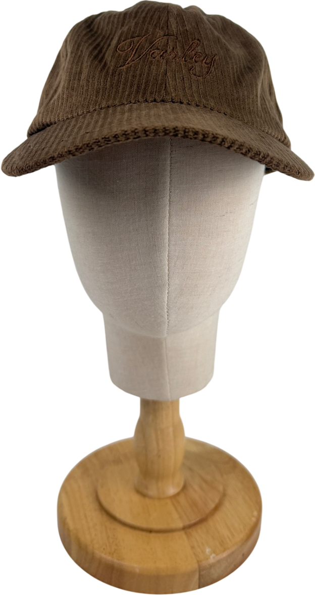 Varley Brown Vickers Embroidred logo Soft Cord Cap