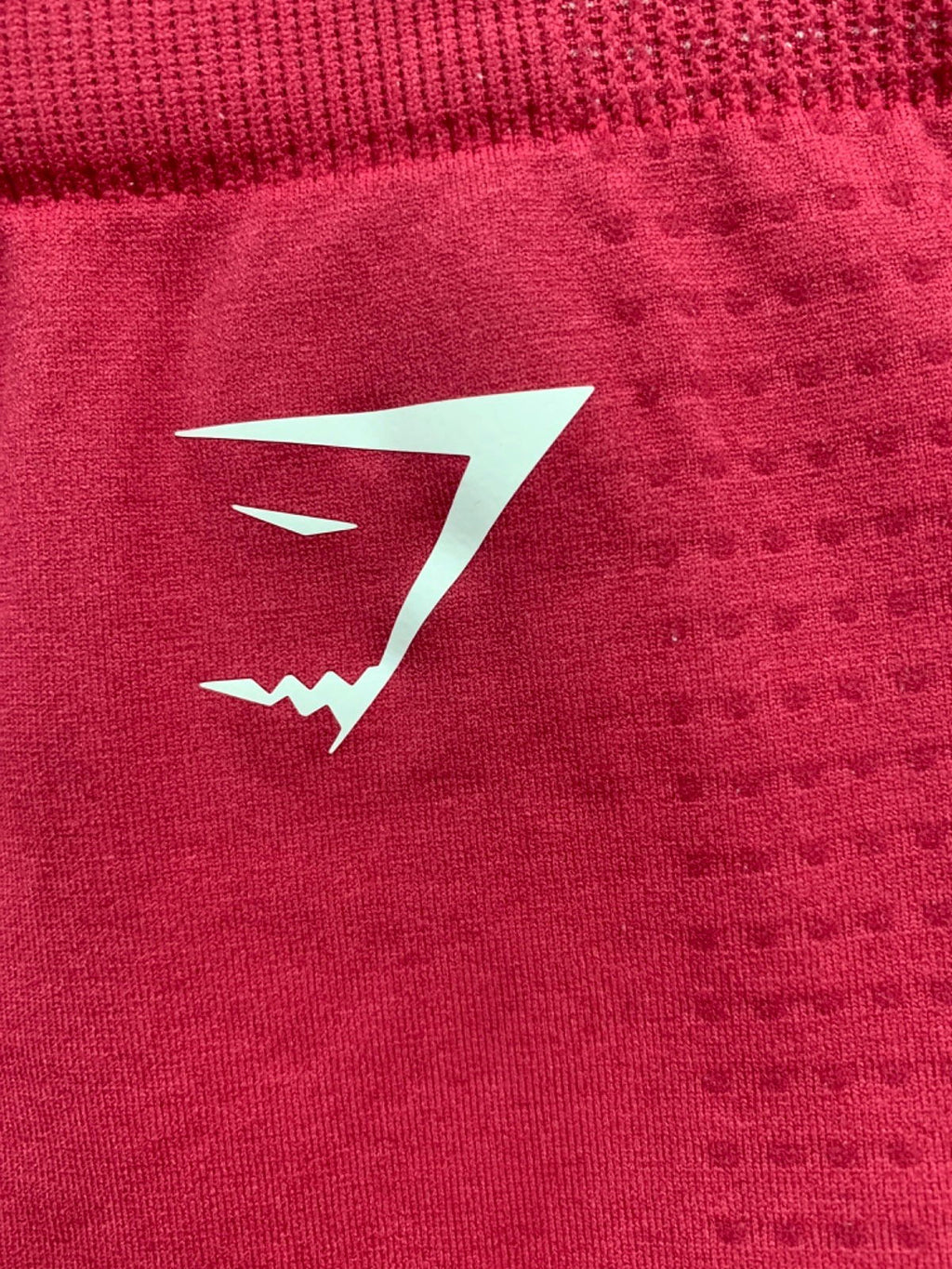 Gymshark Red Seamless High-Waisted Shorts XS