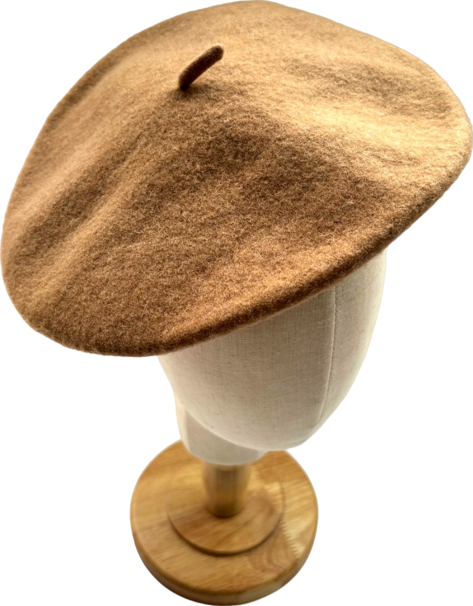 ASOS Beige Wool Beret One Size