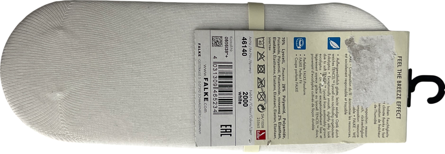 FALKE Cream Step High Cut Socks (sneaker Fit) UK S