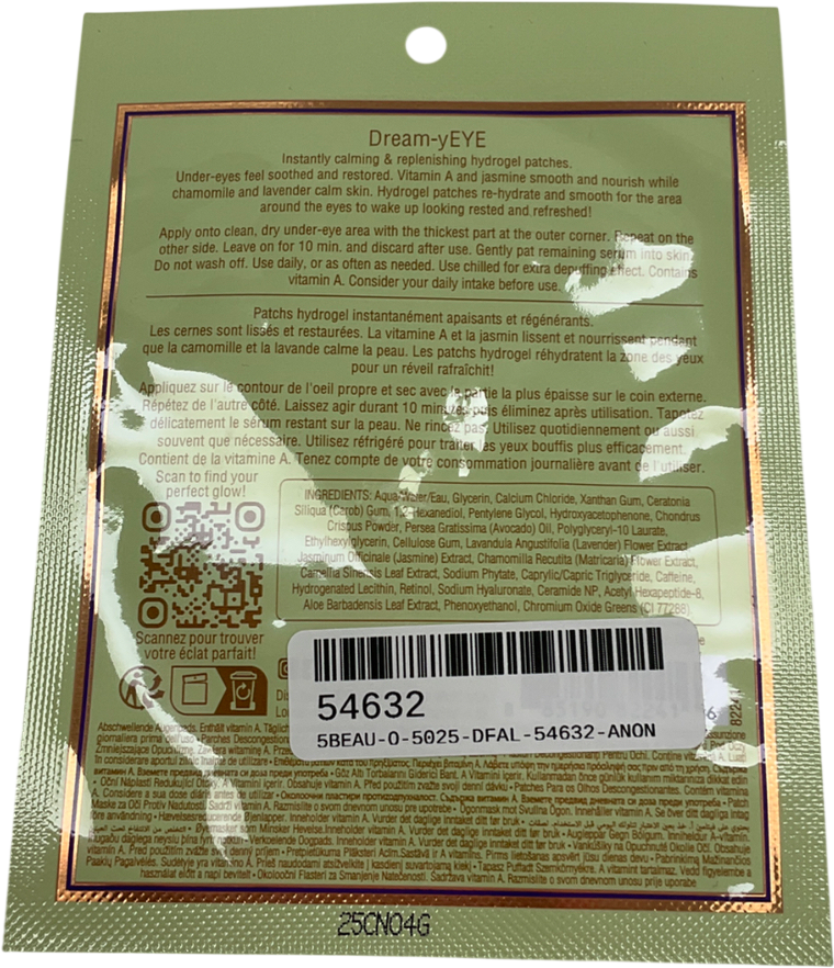 Pixi Dream-yeye Single-use Eye Patches 1 pair