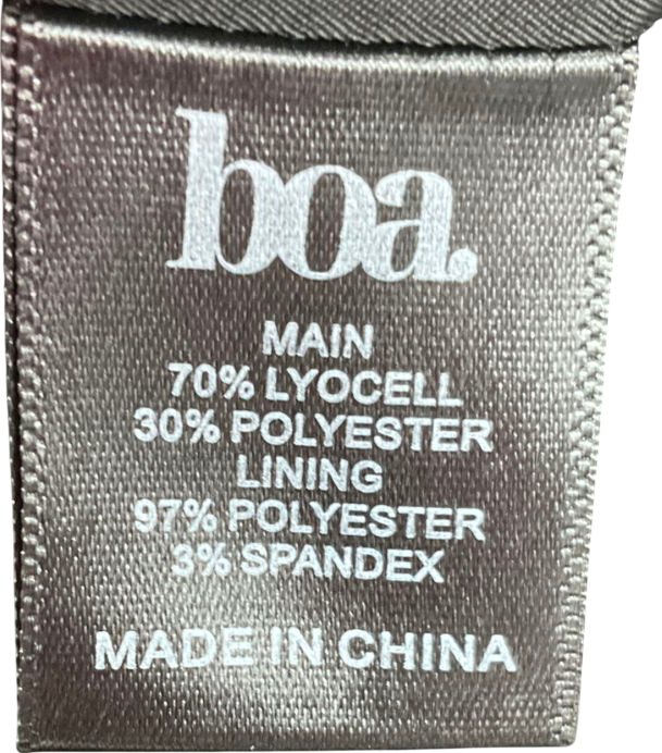 BOA Black Classic Tailored Waistcoat UK XS