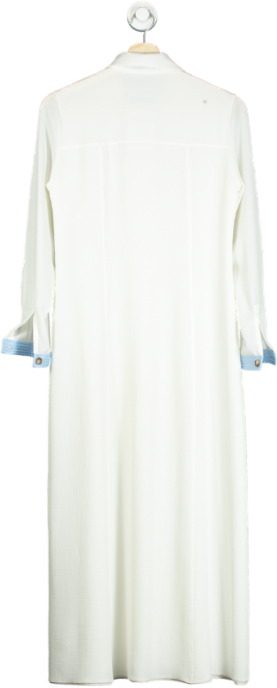 Anna October White Long Sleeve Dress XS