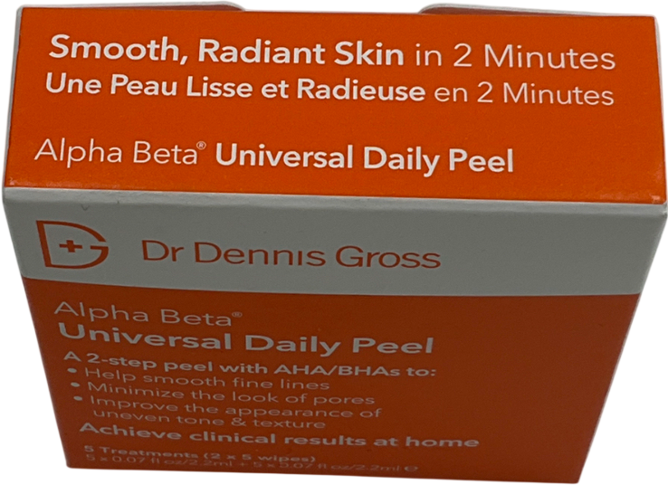Dr Dennis Gross Alpha Beta Universal Daily Peel Pads X5 treatments