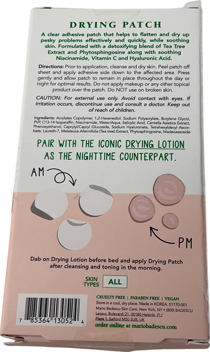 Mario Badescu Drying Patches 60 patches