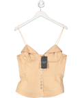 REISS Beige Atelier Picton Corset Top UK 14