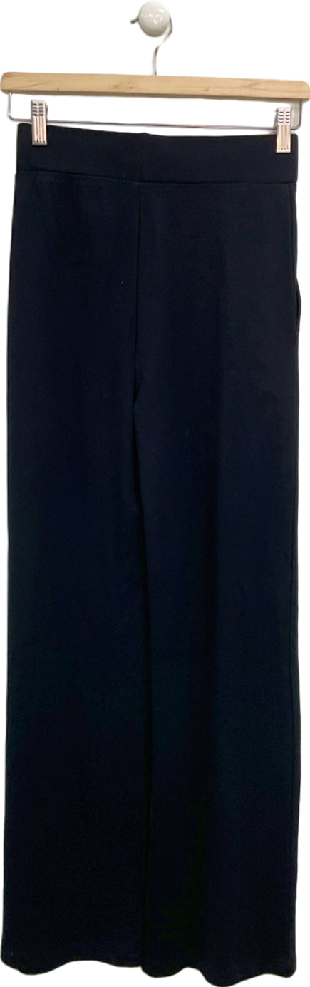 Tu Black Wide Leg Ponte Trouser UK 8