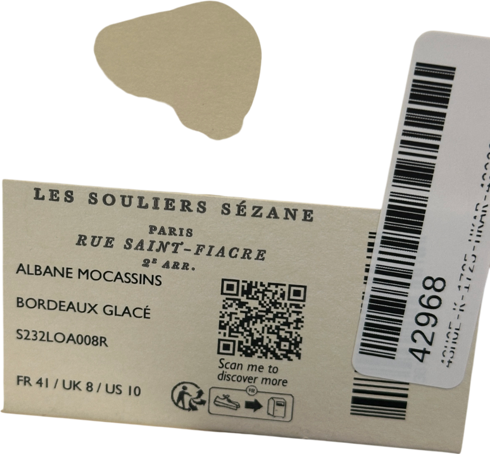 Sezane Blue Albane Loafers UK 8 EU 41 👠