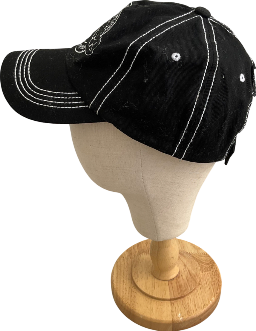 (Di)Vision Black Embroidered Cap One Size