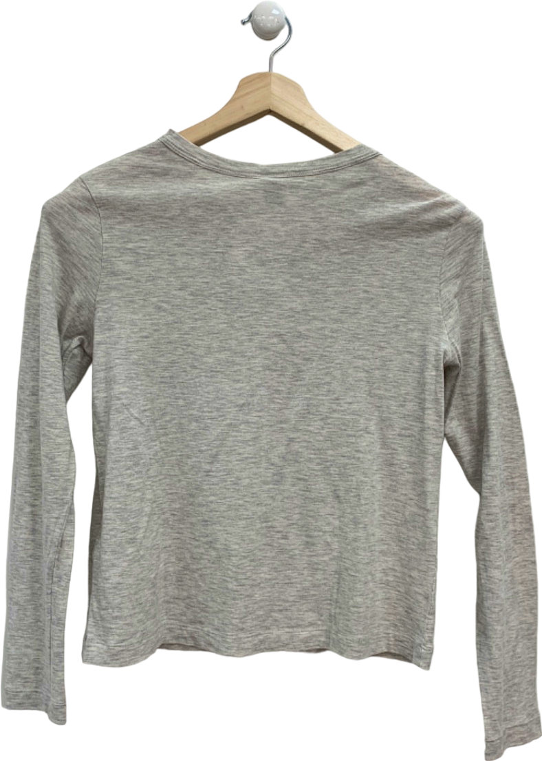 Petit Bateau Grey Long Sleeve Top UK M