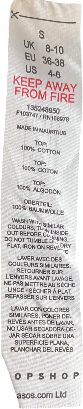 Topshop Yellow Oversized Drop Shoulder Tee In Lemon UK S