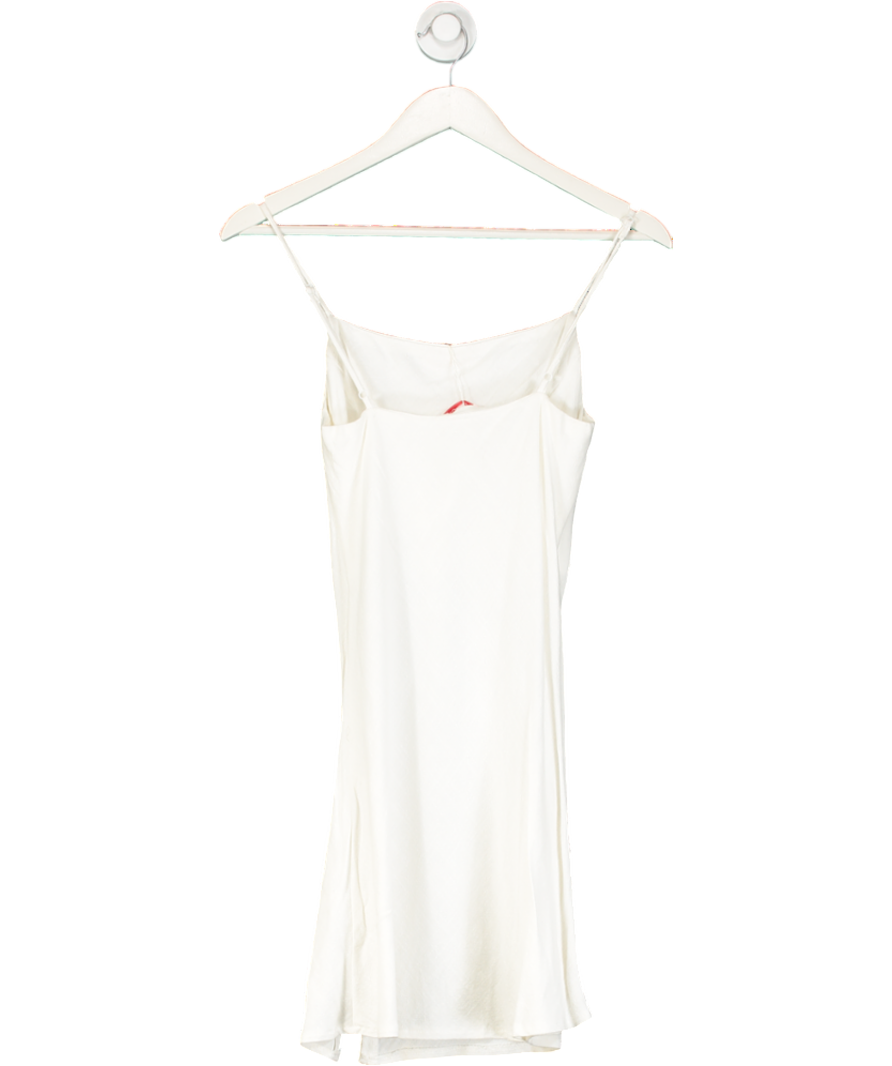 VRG GRL Cream Mini Slip Dress UK 8