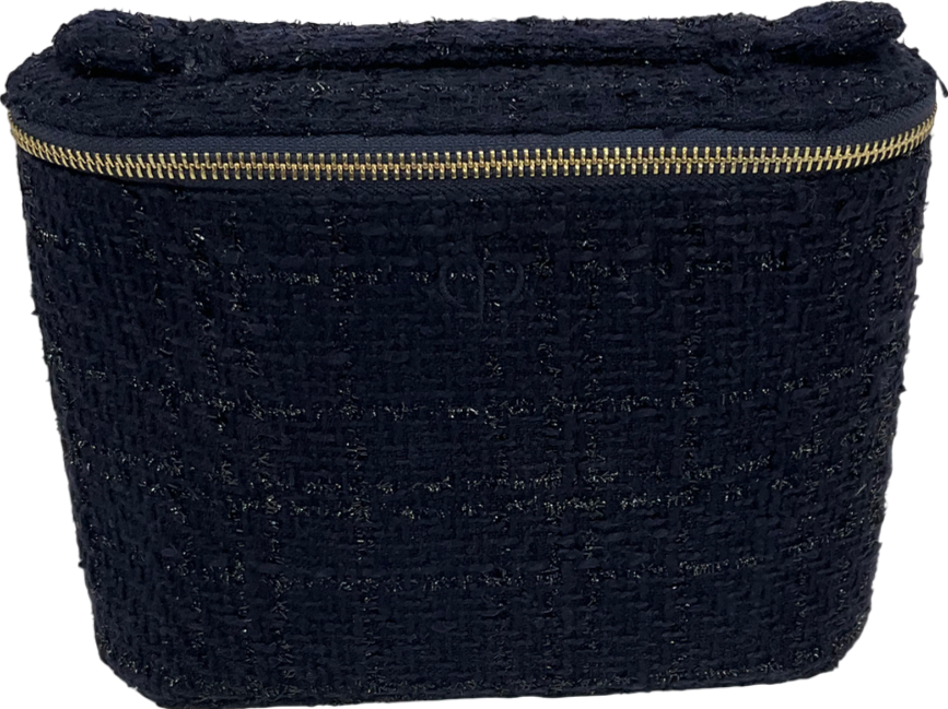Clé de Peau Beauté Blue Tweed Make Up Bag