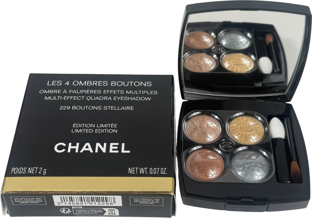 Chanel Les 4 Ombres Boutons Multi-effect Quadra Eyeshadow 229 Boutons Stellaire 2g
