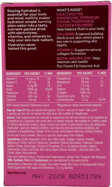 BOOTS Daily Hydration+ Radiant Skin X12