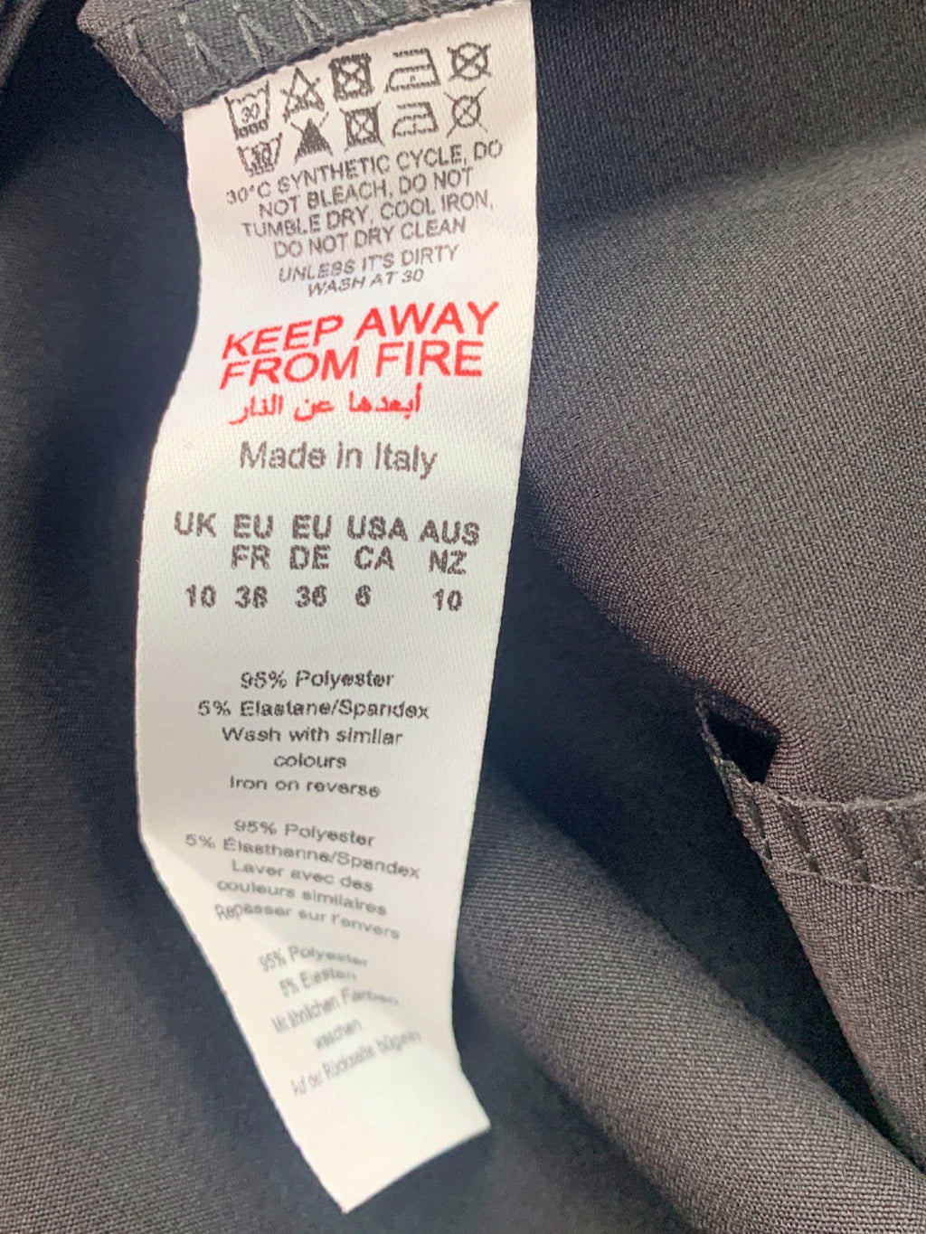 Boohoo Black Basic Seam Detail Relaxed Fit Waistcoat UK 10