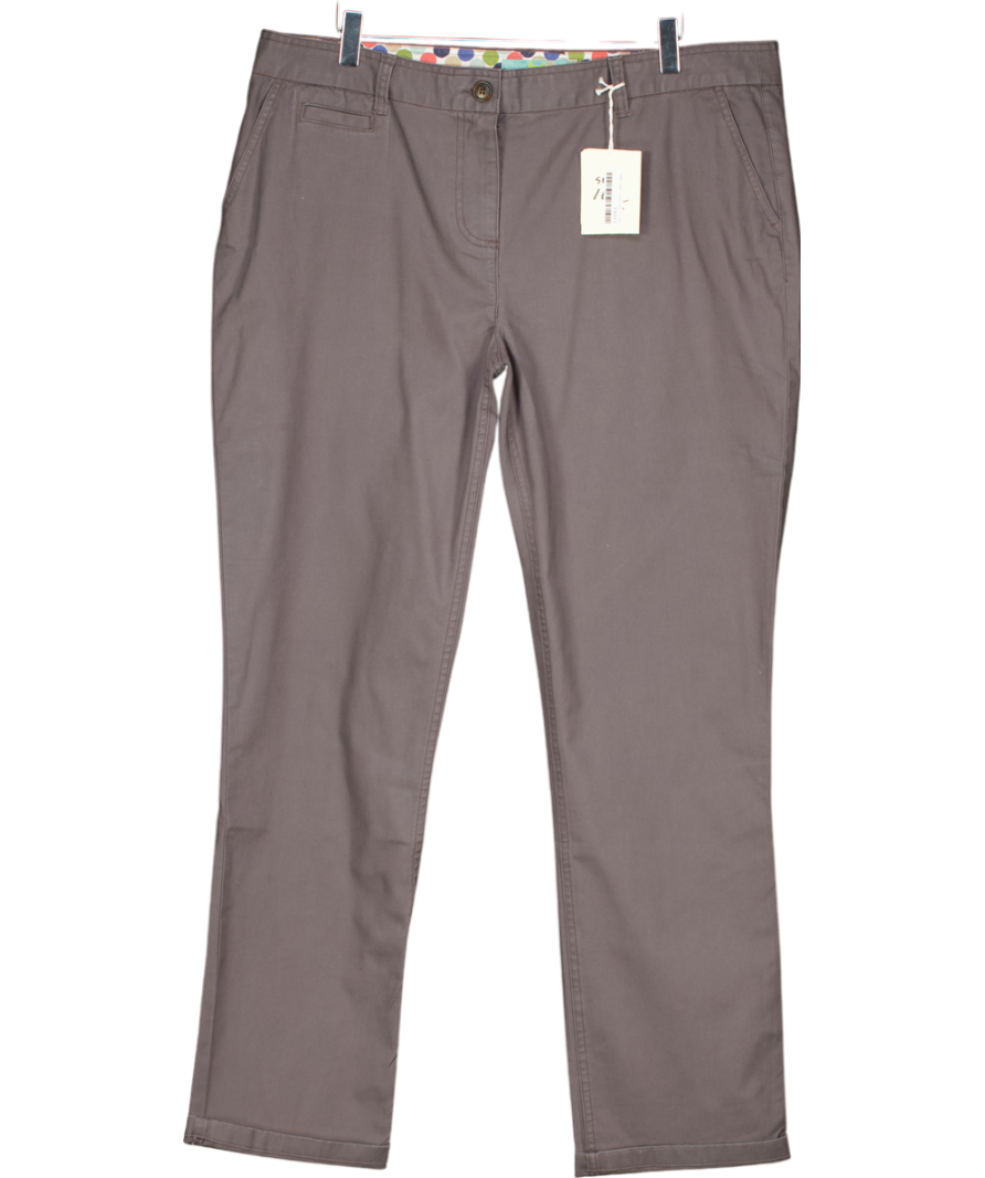 Boden Grey Chino Trousers UK 16