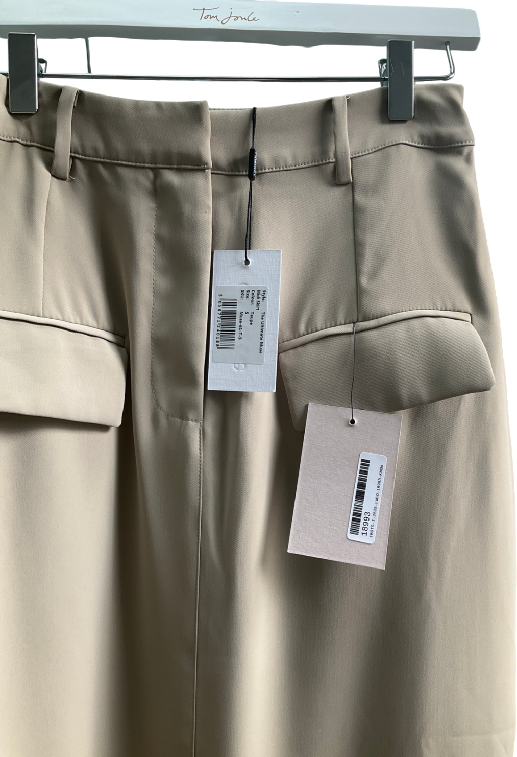 oddmuse Beige The Ultimate Muse Midi Skirt UK S