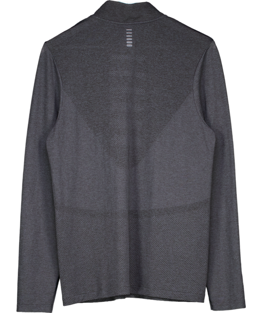 Under Armour Black Seamless Half Zip Long Sleeve Training Top UK M