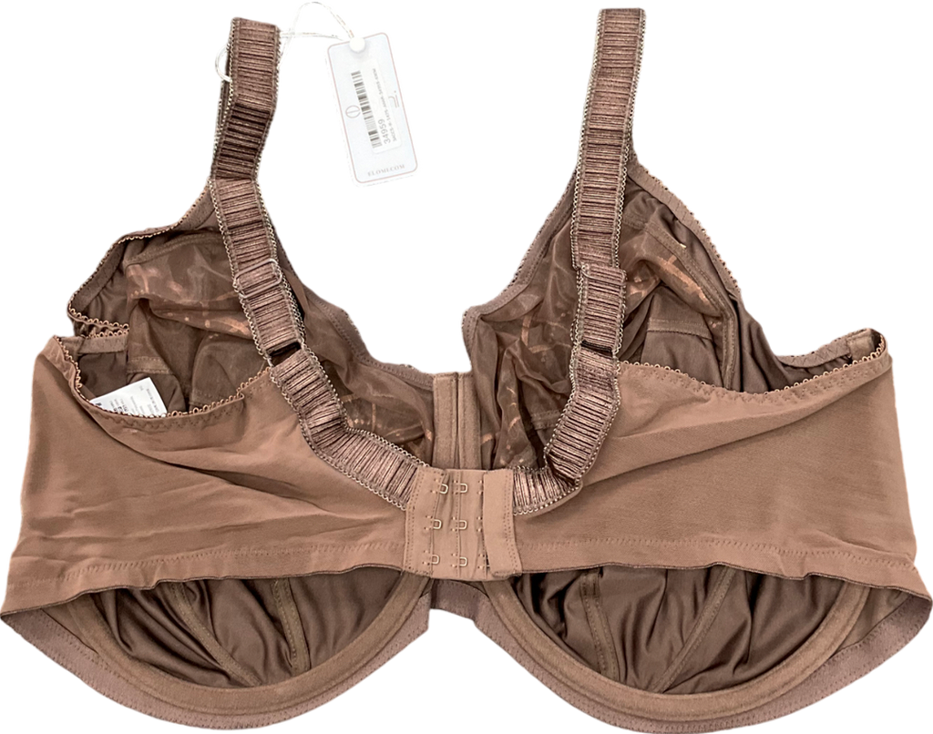 Elomi Lingerie Brown Cate Full Cup Bra - 44l UK XXXL