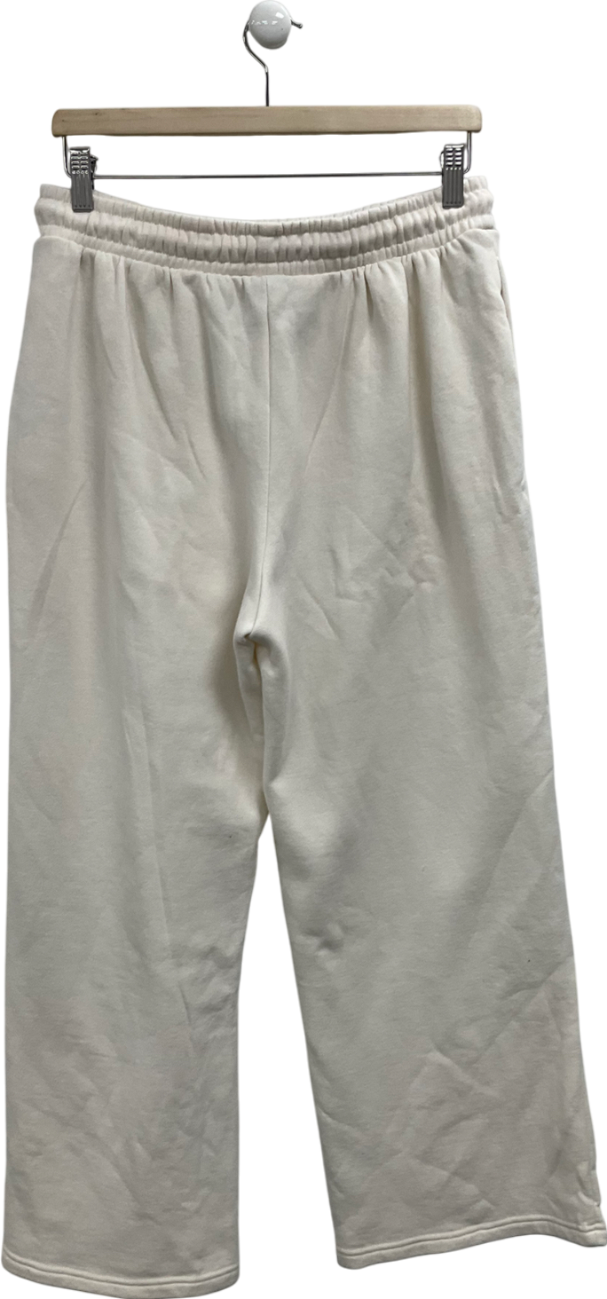 New Look Cream Wide Leg Joggers UK 12