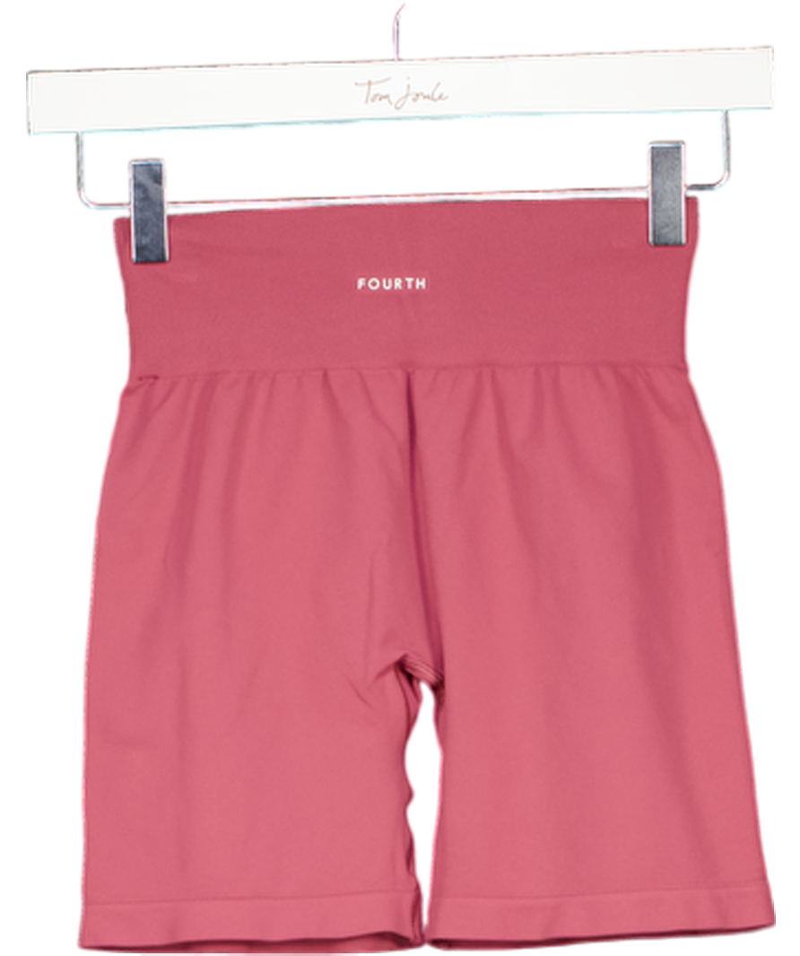 4th & Reckless Pink Berry Sculpting Seamless Cycling Shorts- Kendall UK S