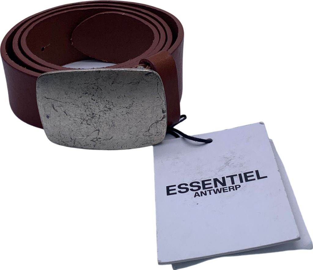 Essentiel Antwerp Brown Mardamone Leather Belt UK 4