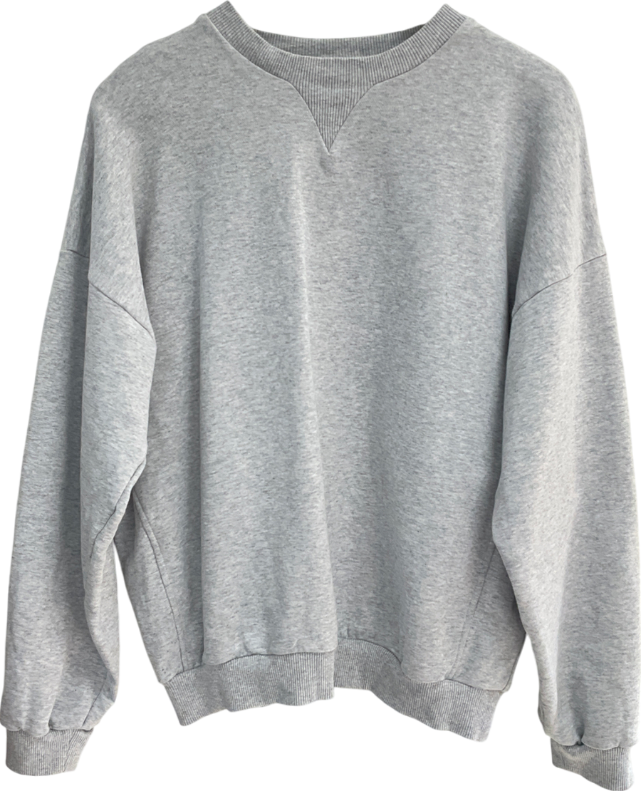 M Lounge Grey Essential Crew Neck Sweater UK S